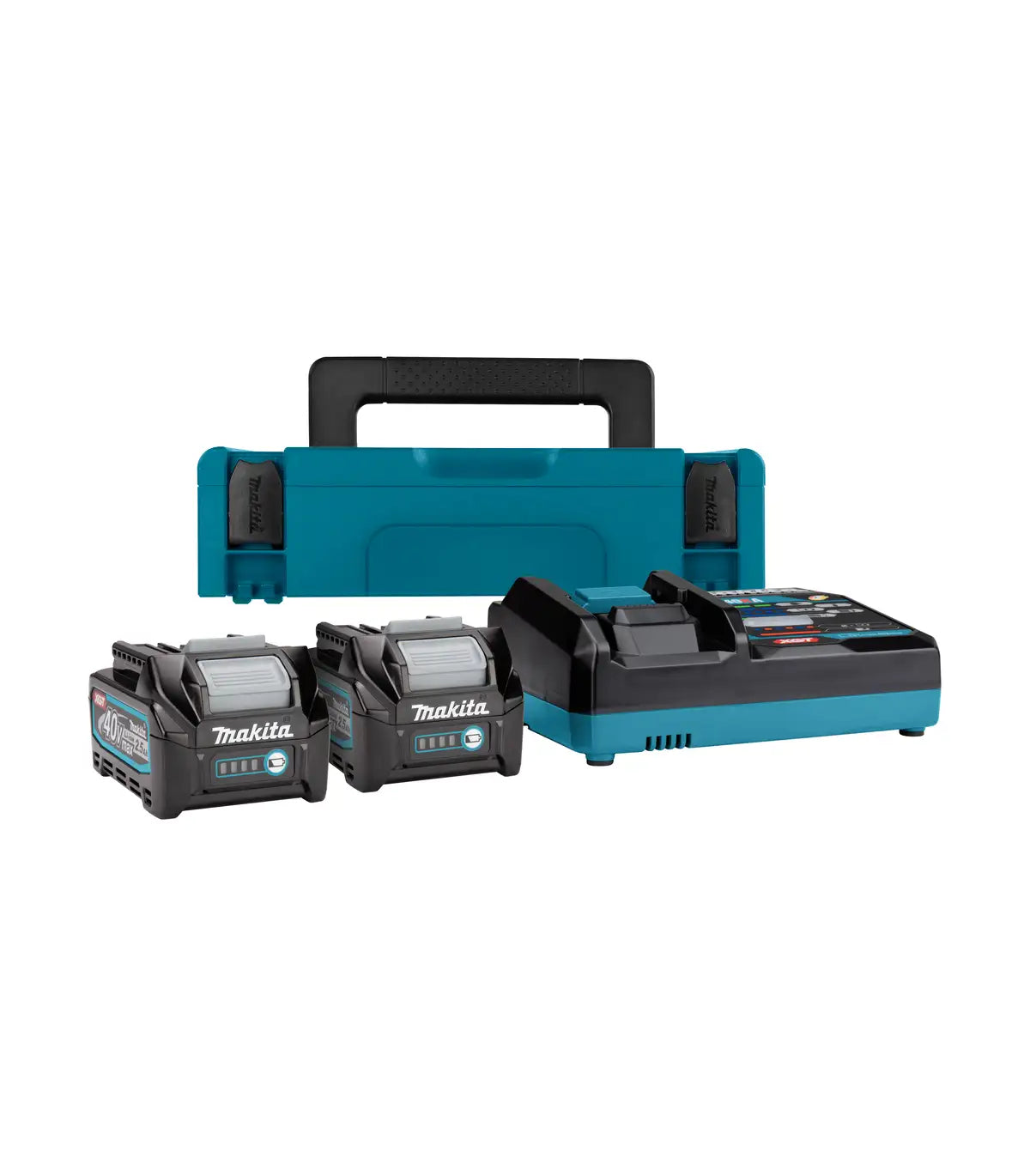 XGT Makita 40V – XGT baterijski set (2.5 Ah) DC40RA, BL4025x2, MAKPAC 1 191J81-6 by Makita Baterije i punjači
