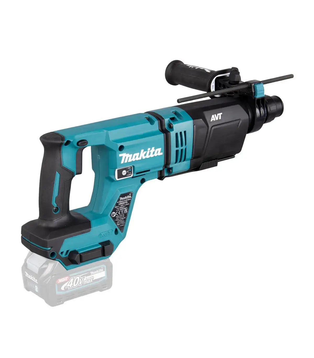 XGT MAKITA 40V – Akumulatorska bušilica-čekić HR007GZ by Makita Aku bušilice, odvijači i čekići