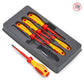 Knipex Garnitura Odvijača SL/SLS VDE 2 križna PH + 2 križna PZ + 2 plosnata / 6 dijelna 1000V – 00 20 12 V05 by Knipex 00