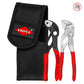 Knipex Set Kliješta Ključ 86 03 125 + Papagajke Cobra 87 01 125 U Torbici – 00 20 72 V04 by Knipex 00 20 72 V04 Kliješta