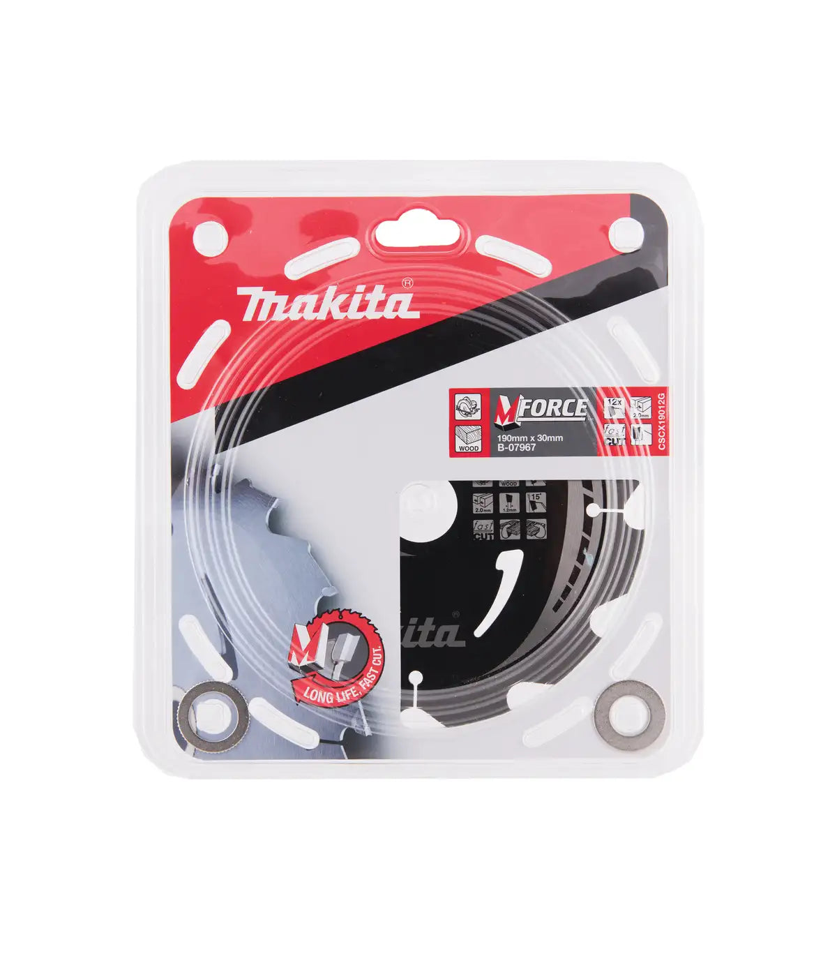 Makita – List / ploča za pilu M-Force 190×30 12Z (za drvo) B-31974 by Makita Pribor za pile i cirkulare - detalj 2