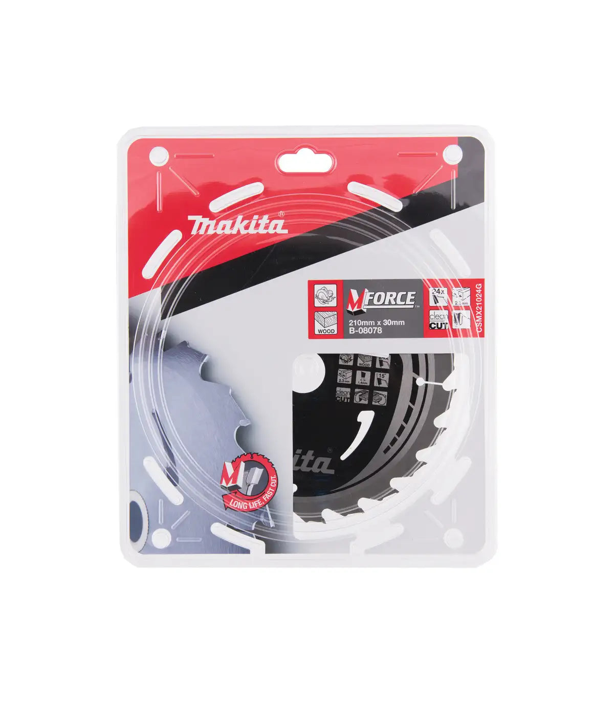 Makita – List / ploča za pilu M-Force 210×30 24Z (za drvo) B-32057 by Makita Pribor za pile i cirkulare - detalj 2