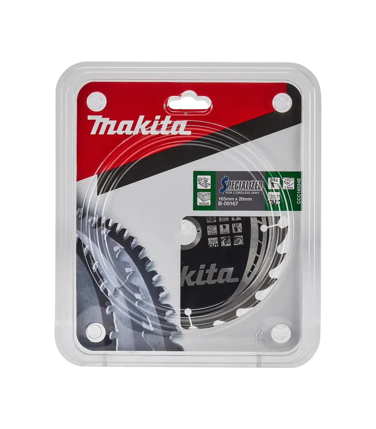 Makita – List / ploča za aku pilu Specialized 165×20 24Z (drvo) B-32904 by Makita Pribor za pile i cirkulare - detalj 3