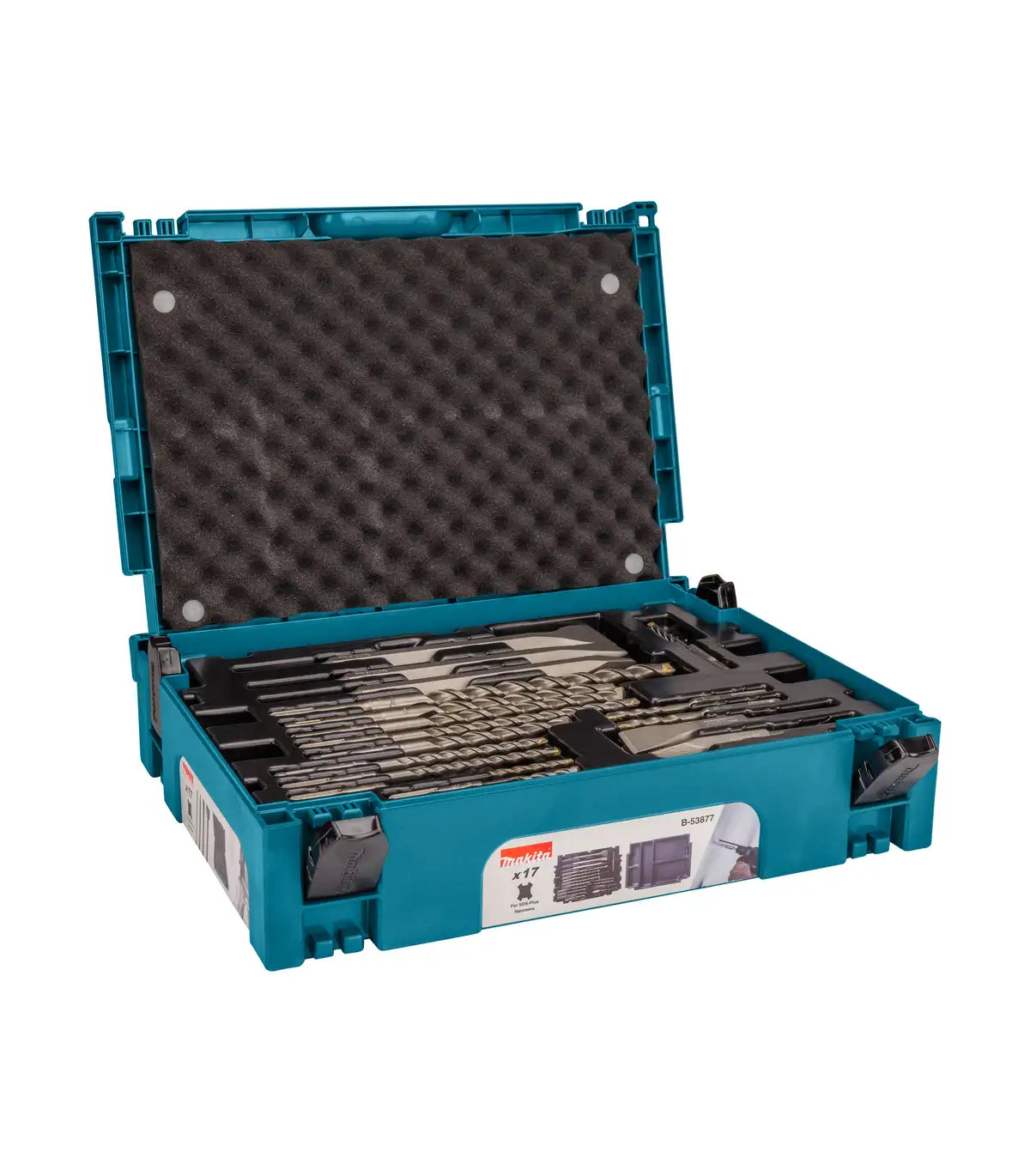 Makita – Set burgija i dlijeta 17-dijelni u MAKPAC koferu B-53877 by Makita Pribor za bušilice i čekiće