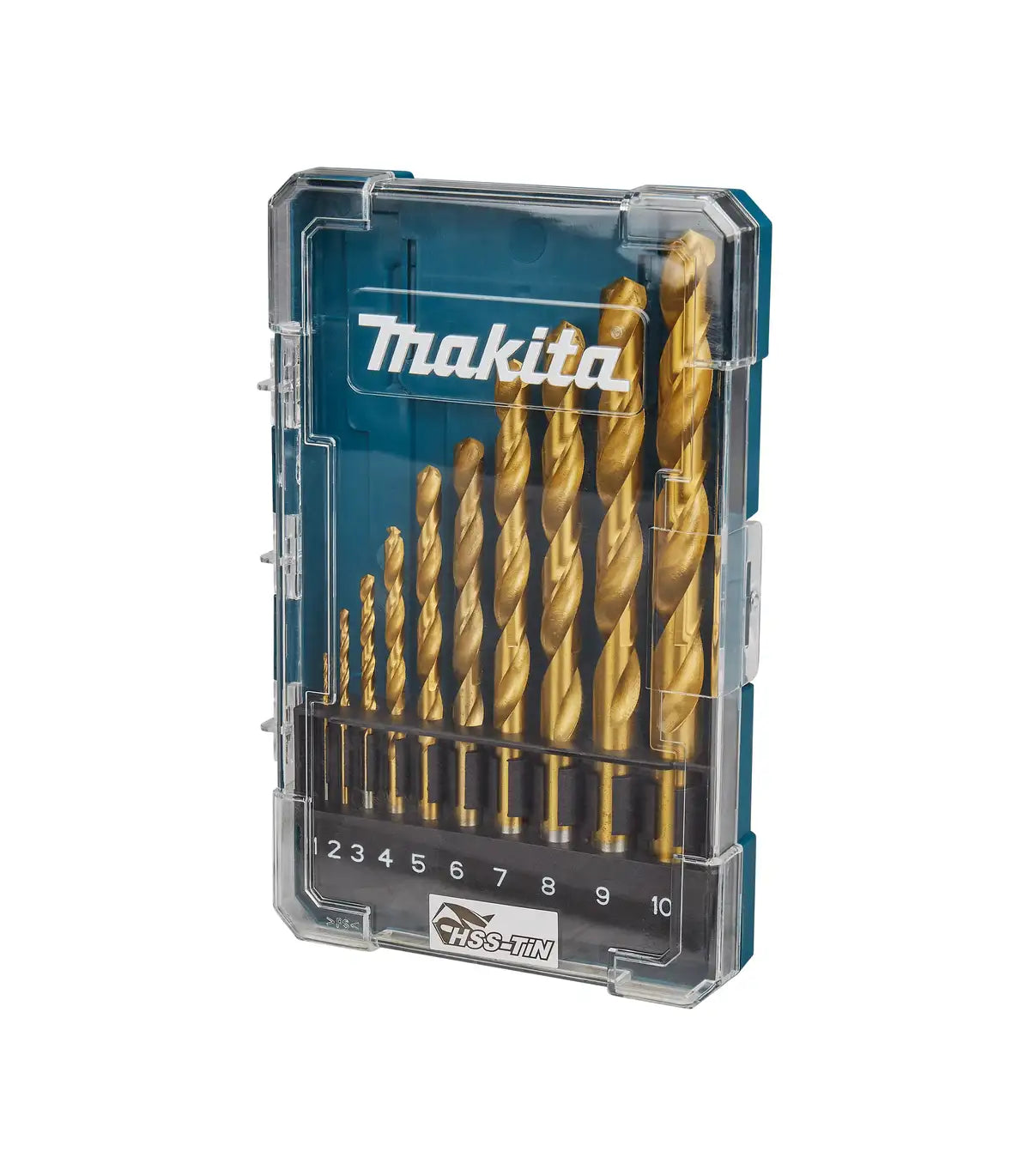 Makita – 10-dijelni set burgija HSS-TIN za metal by Makita Pribor za bušilice i čekiće - detalj 2