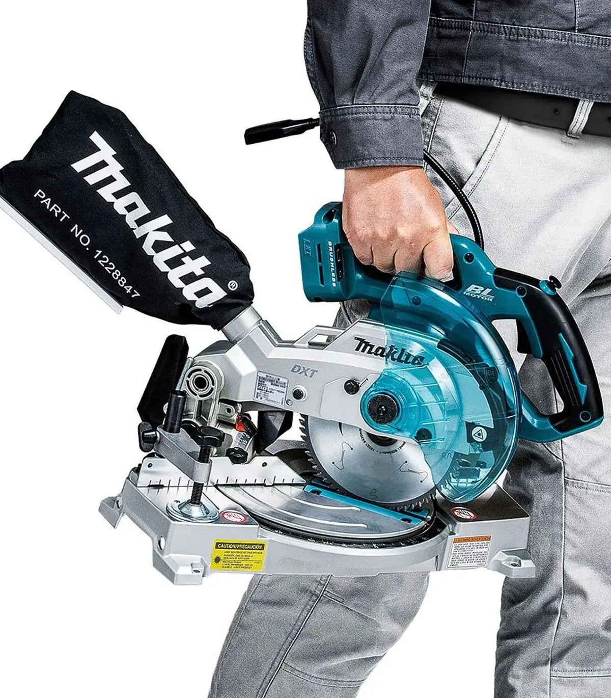 Makita – Akumulatorska pila za rezanje pod uglom DLS600Z by Makita Aku potezne pile i cirkulari