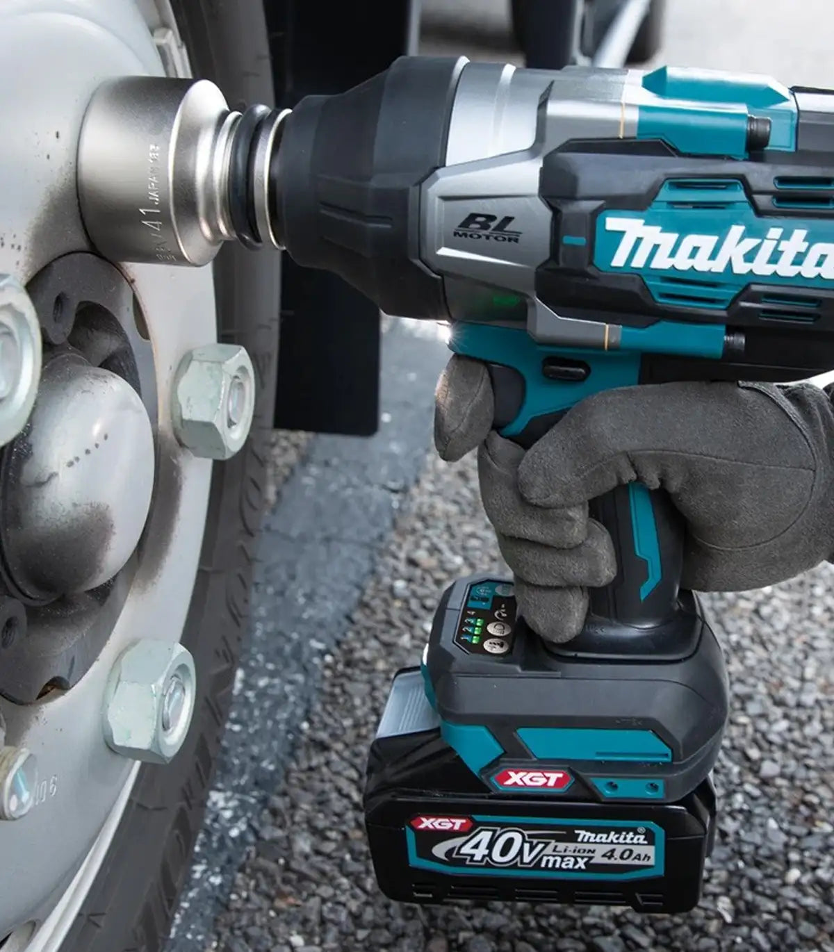 XGT MAKITA 40V – Akumulatorski udarni odvijač TW007GM201 by Makita Aku bušilice, odvijači i čekići