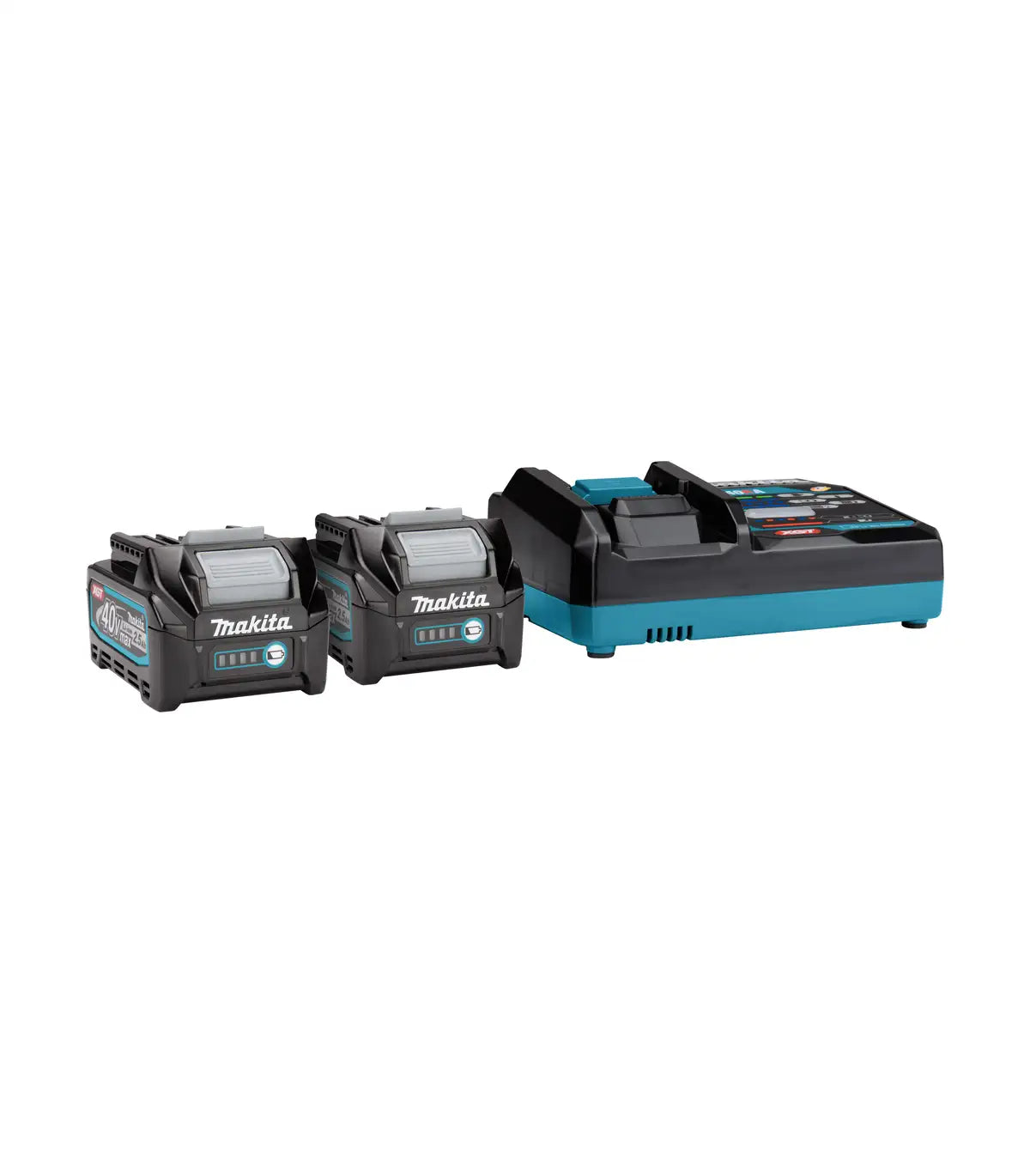 XGT Makita 40V – XGT baterijski set (2.5 Ah) DC40RA, BL4025x2, MAKPAC 1 191J81-6 by Makita Baterije i punjači