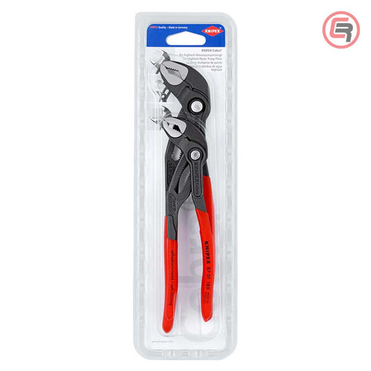Knipex Set Kliješta Papige / Papagajke Cobra 180 i 250 mm / 2 dijelni – 00 31 20 V01 by Knipex 00 31 20 V01 Garniture /