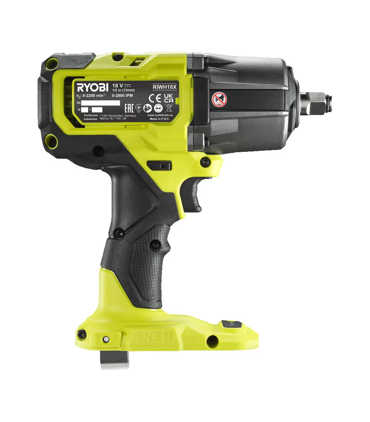 Ryobi – Akumulatorski udarni odvijač 1/2″ SOLO 18V ONE+ HP BRUSHLESS RIWH18X-0 Aku bušilice, odvijači i čekići