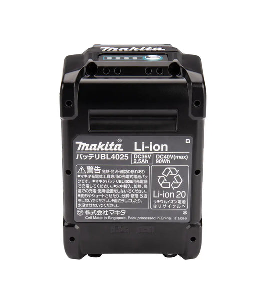 XGT Makita 40V – Baterija Li-on 40 V 2.5Ah BL4025 191B36-3 BL4025 Baterije i punjači