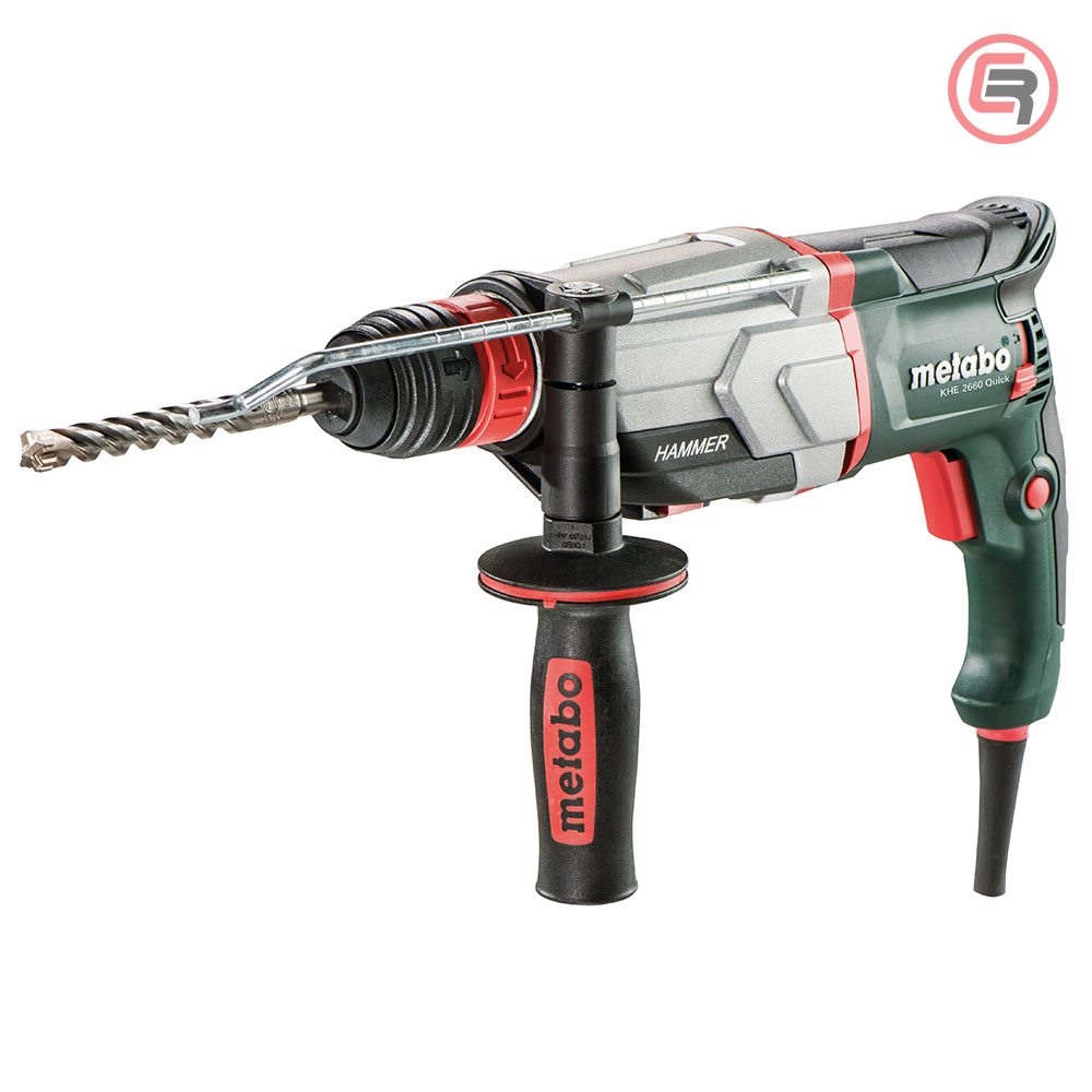 Metabo Čekić Kombinovani KHE 2660 Quick SDS-plus 850 W + metaBOX 145 L – 600663500 by Metabo 600663500 Čekići