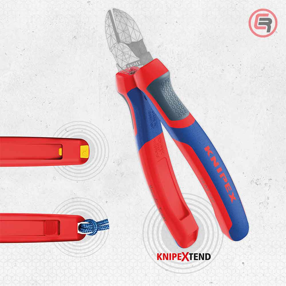 Knipex Kliješta Bočna Sječa Sječice X-Cut 160 mm – 73 02 160 by Knipex 73 02 160 Kliješta - detalj 9