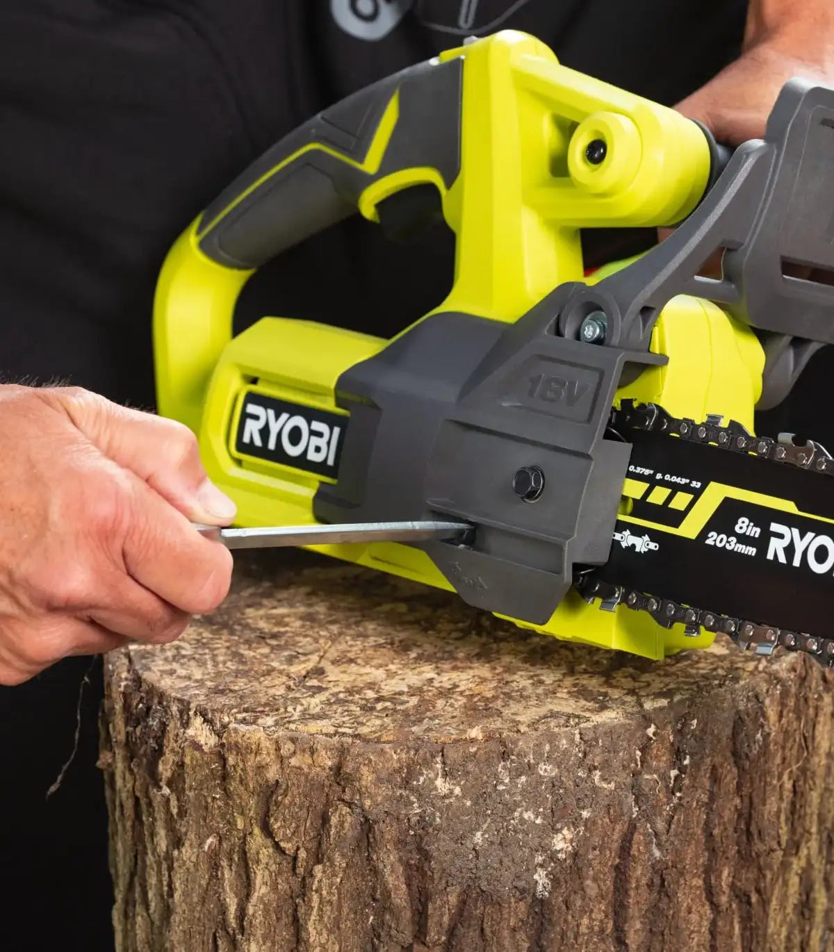 Ryobi – Akumulatorska lančana pila 18 V 20 cm SOLO RY18CS20A-0 by RYOBI Lančane pile za drvo (motorke)