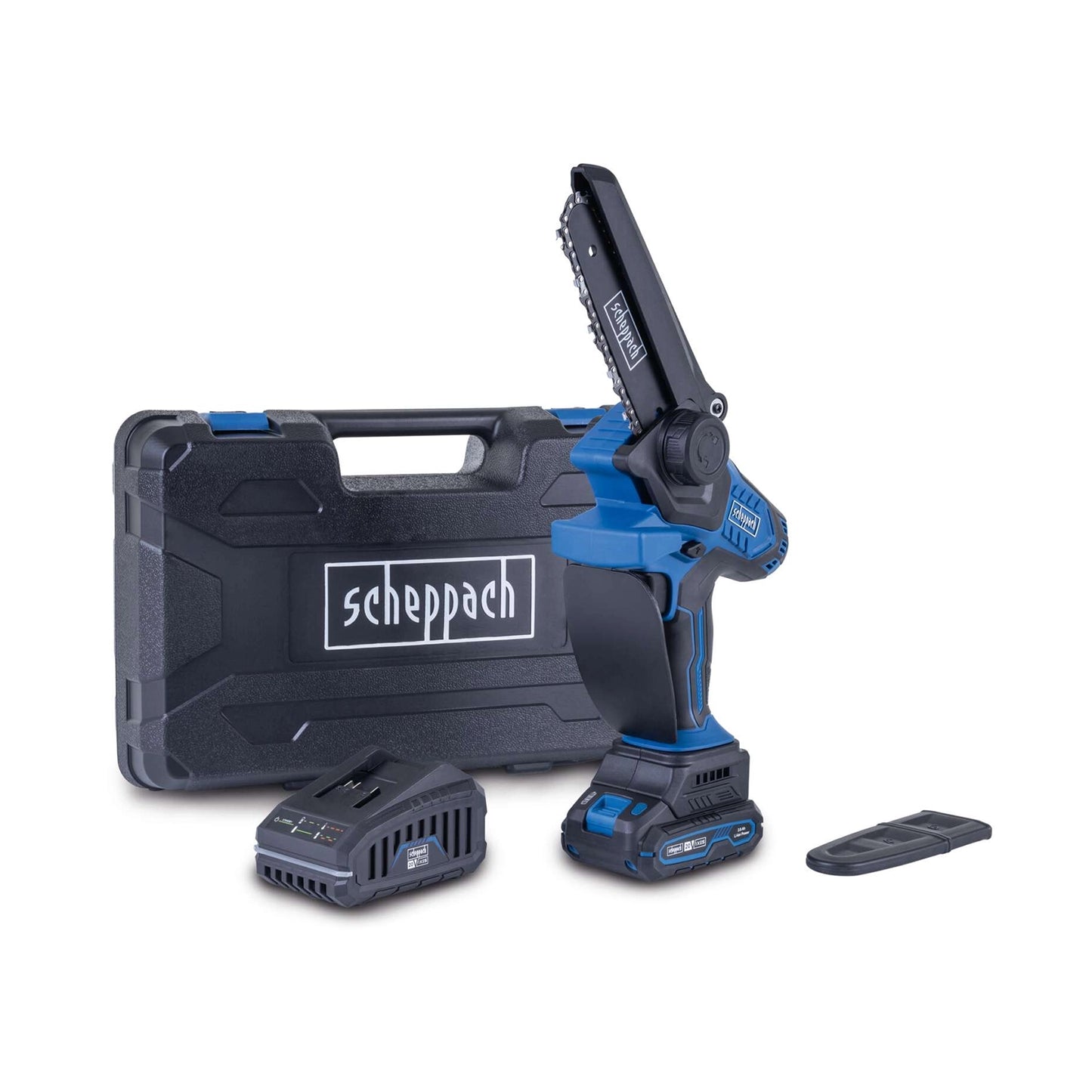 Scheppach aku lančana pila testera Brushless IXES BC-PS150-X – SET S 1x2Ah - Scheppach - BC-PS150-X - SET S 1x2Ah - Vrt i