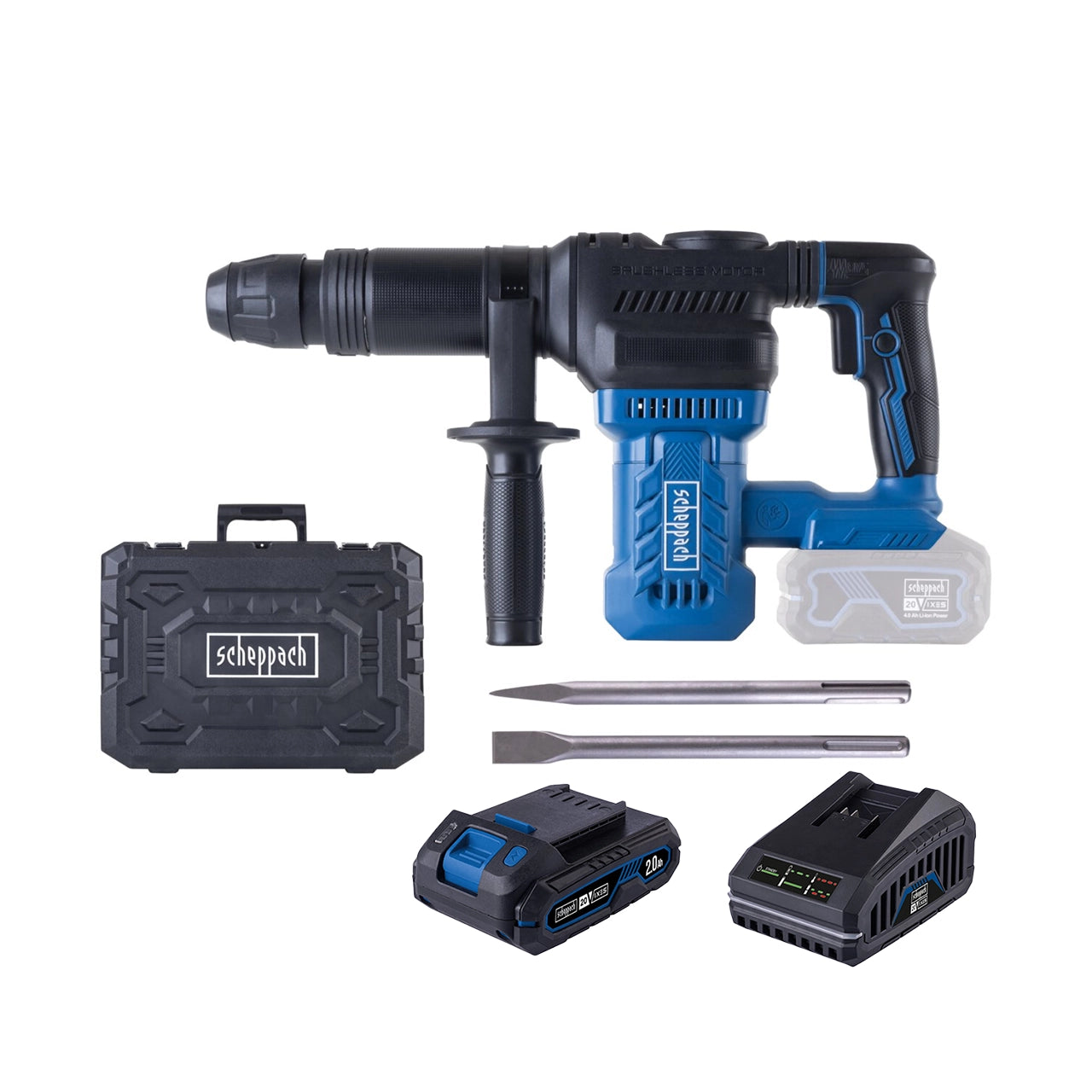 Scheppach aku udarni čekić za štemanje SDS-MAX Brushless IXES BC-AB1500-XSS2 - Scheppach - BC-AB1500-XSS2 - Akumulatorski