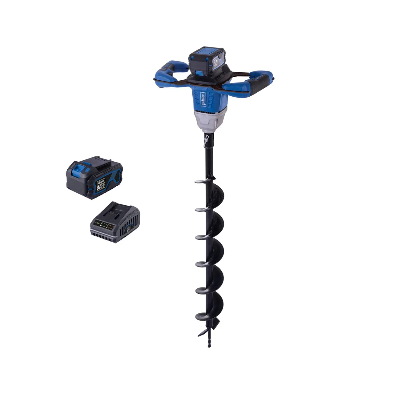 Scheppach aku bušač zemlje Brushless IXES BC-EB100-X – SET L 1x4Ah - Scheppach - BC-EB100-X - Vrt i poljoprivreda > Motorni