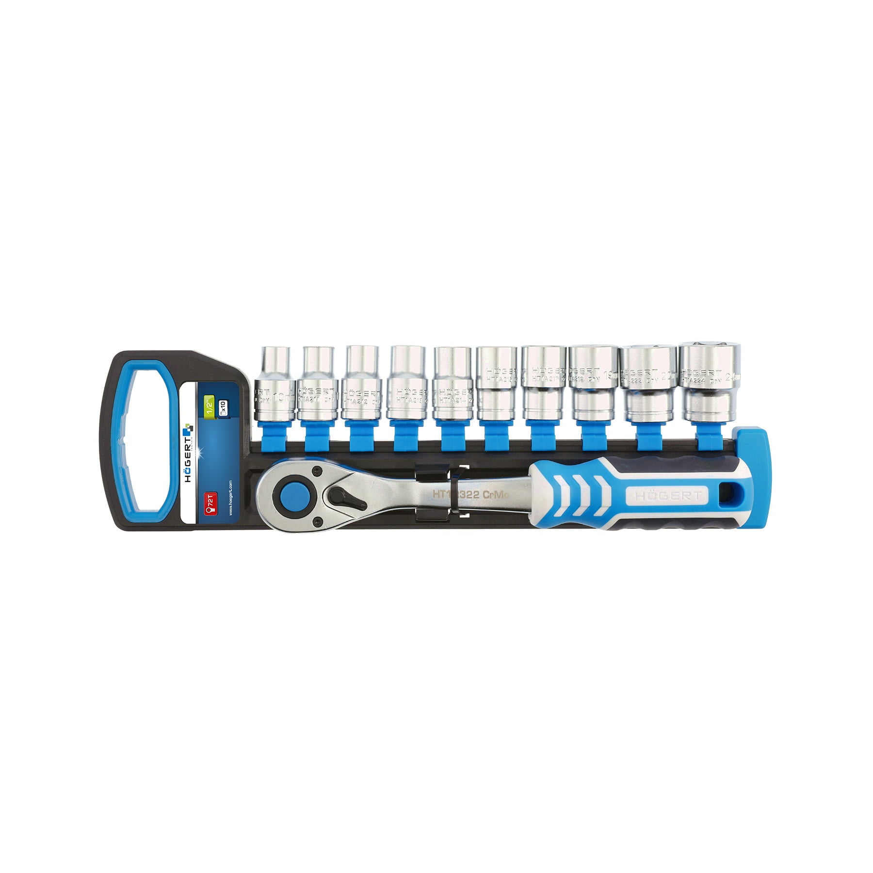 HOEGERT 11-dijelni set nasadnih ključeva HT1R332 1/2″ - Hoegert - HT1R332 - Ručni alat > Gedore - nasadni ključevi