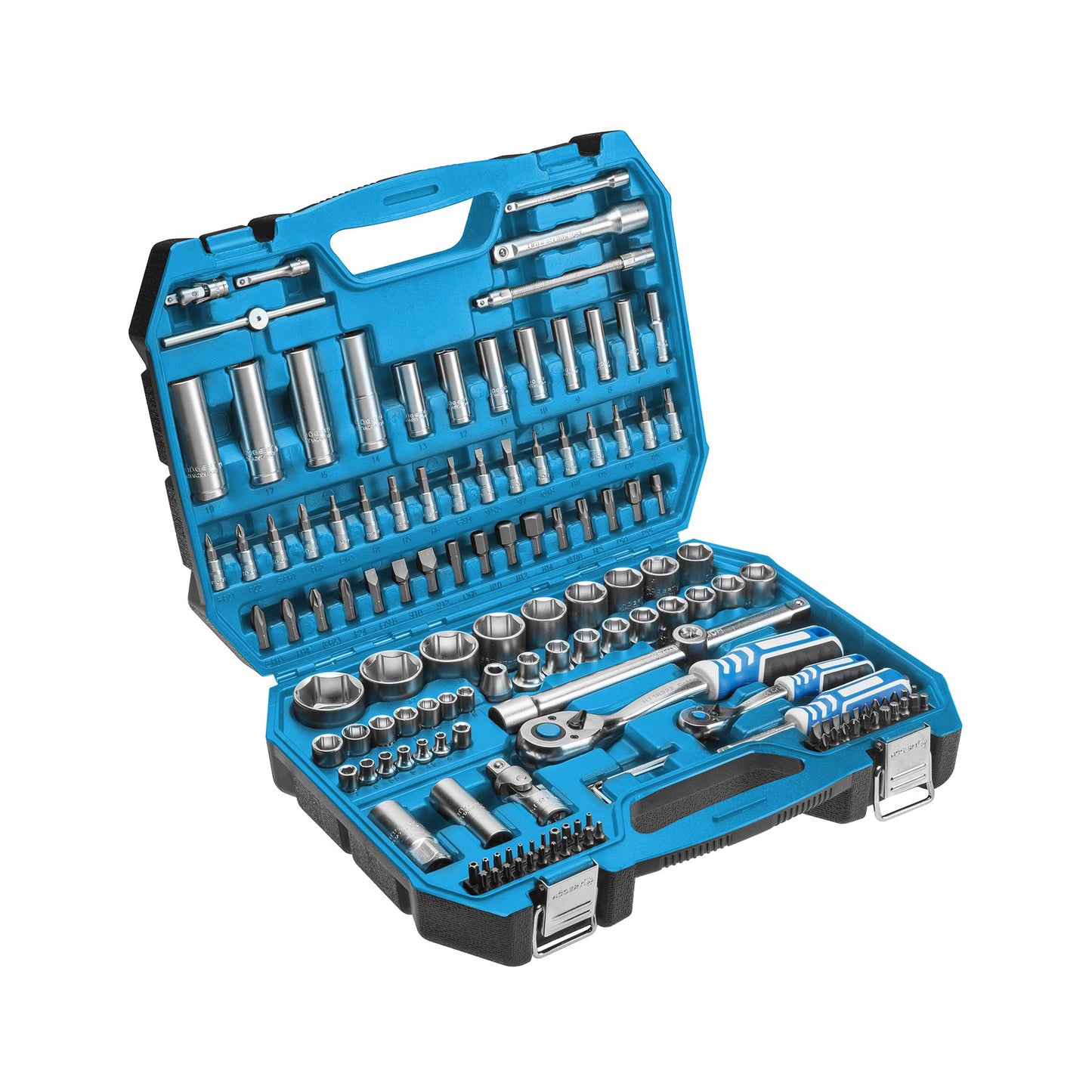 HOEGERT 144-dijelni set nasadnih ključeva 1/4″ i 1/2″ HT1R440 - Hoegert - HT1R440 - Ručni alat > Gedore - nasadni ključevi