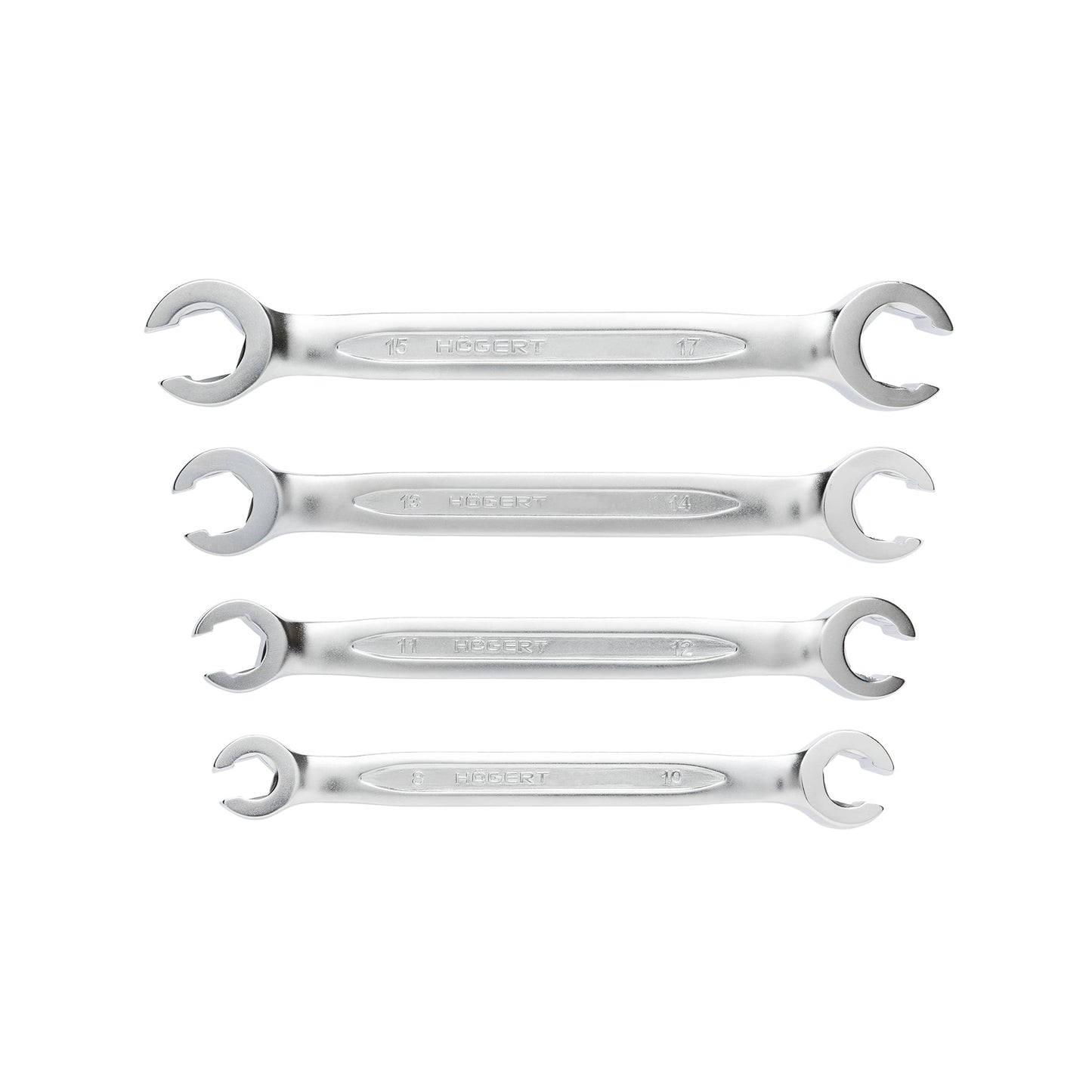 HOEGERT 4-dijelni set okastih ključeva 8-17mm HT1W730 - Hoegert - HT1W730 - Ručni alat > Ključevi