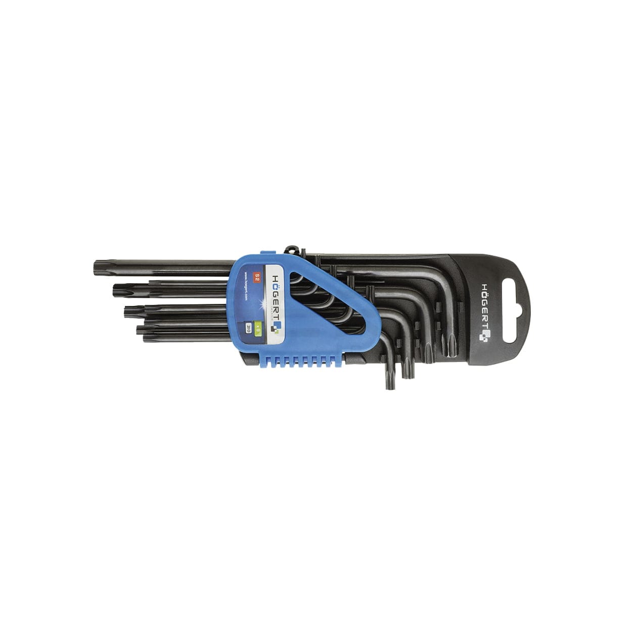 HOEGERT 9-dijelni set TORX ključeva T10-T50 HT1W816 - Hoegert - HT1W816 - Ručni alat > Torx