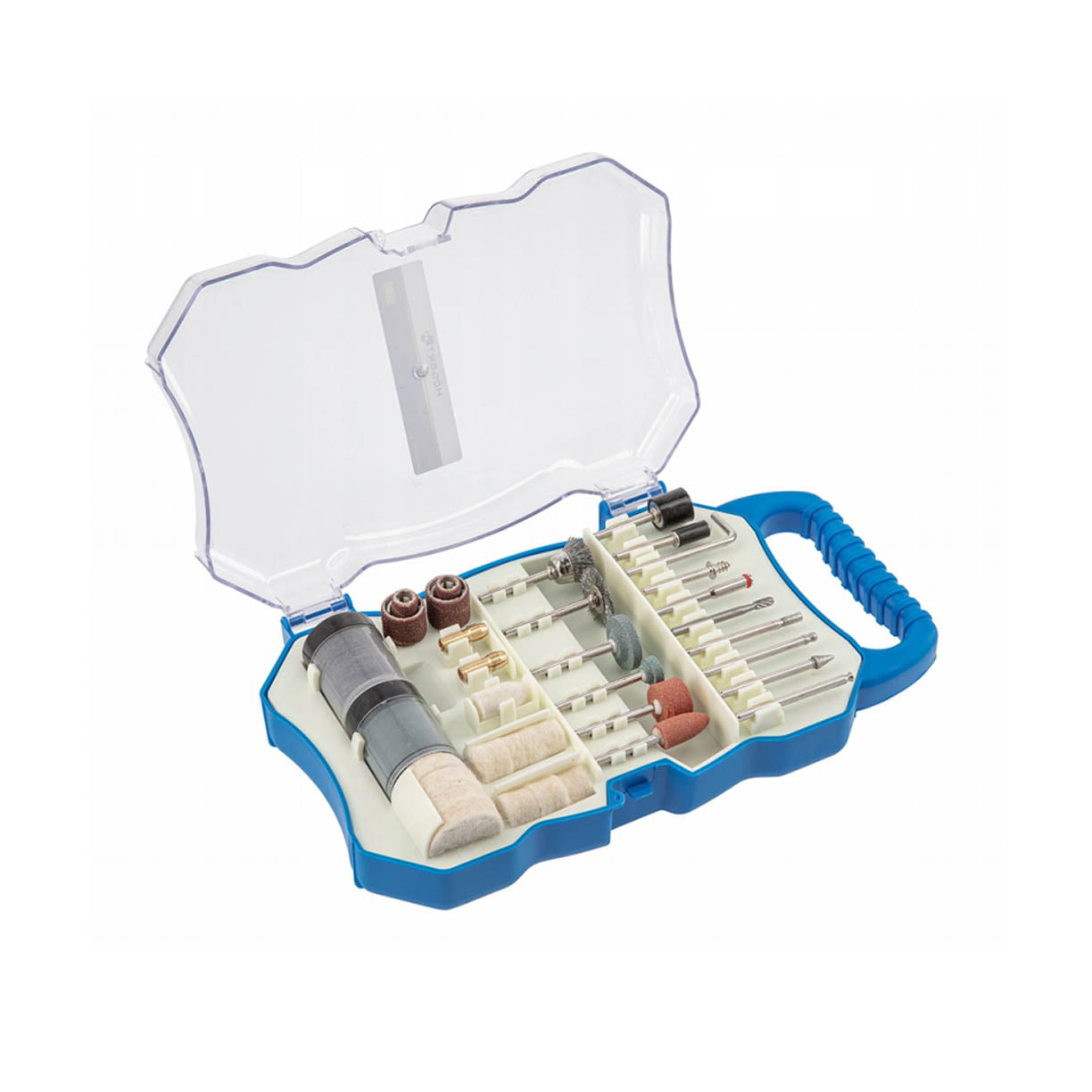 HOEGERT 72-dijelni set brusnog pribora za mini brusilicu HT2E116 - Hoegert - HT2E116 - Pribor za elektro alate > Pribor za