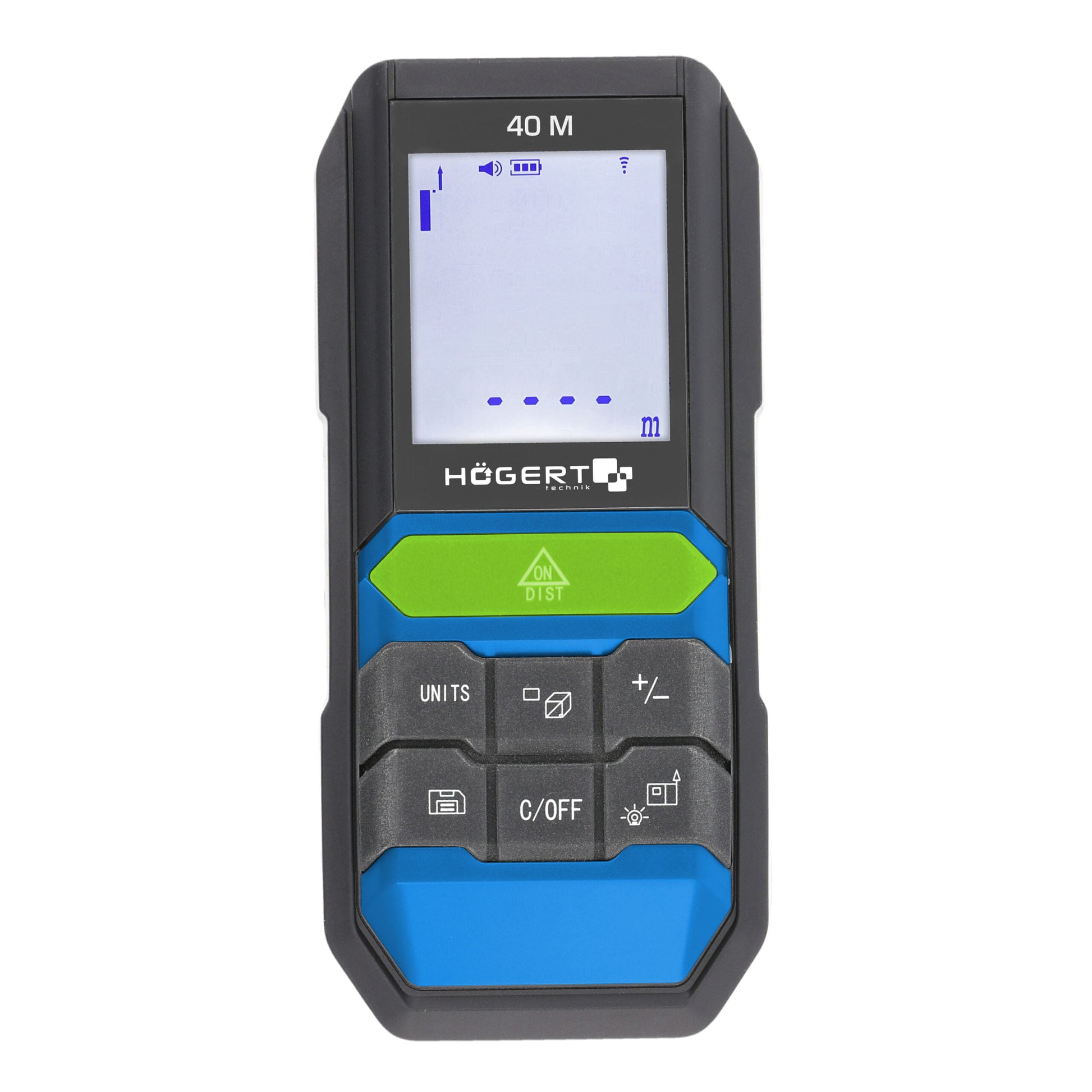 Hoegert laserski metar 40m HT4M322 - Hoegert - HT4M322 - Mjerni uređaji > Laserski metrovi