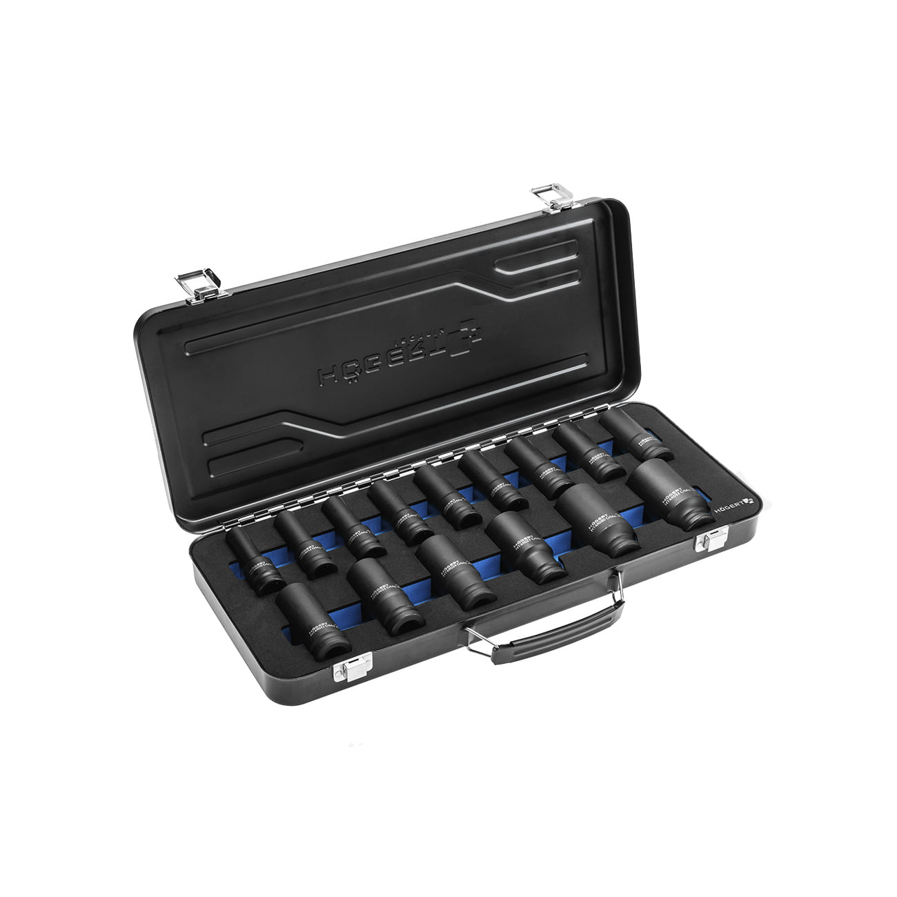 HOEGERT 15-dijelni set dugih udarnih nasadnih ključeva 1/2 10-32 HT4R049 - Hoegert - HT4R049 - Ručni alat > Gedore