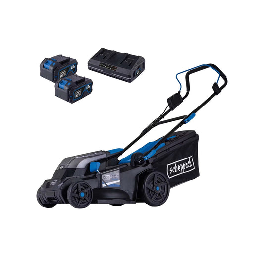 Scheppach aku kosačica kosilica Brushless IXES BC-MP380-X SET XL2 2x4A - Scheppach - BC-MP380-X SET XL2 2x4A - Vrt i