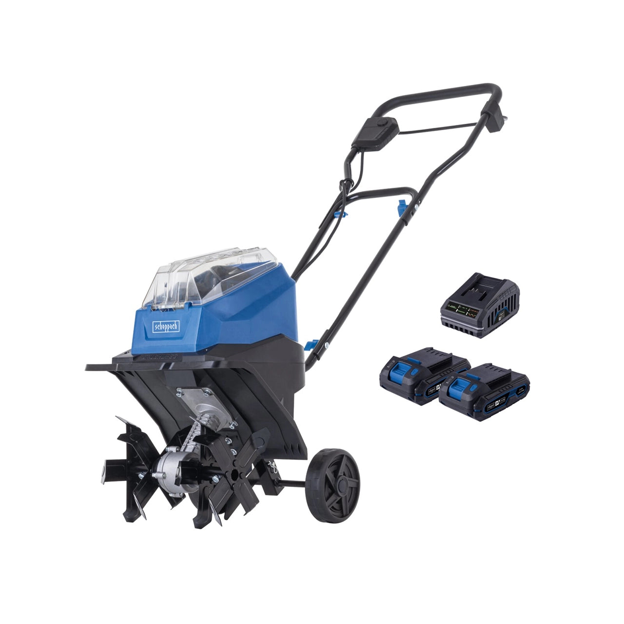 Scheppach aku freza kopačica Brushless IXES BC-MT300-X – SET S2 2x2Ah - Scheppach - BC-MT300-X - SET S2 2x2Ah - Vrt i