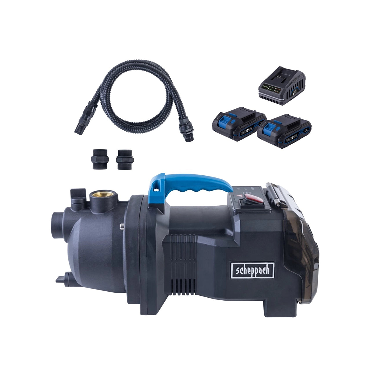 Scheppach aku vrtna baštenska pumpa za vodu IXES C-GP3000-X – SET S2 2x2Ah - Scheppach - C-GP3000-X - SET S2 2x2Ah - Vrt i