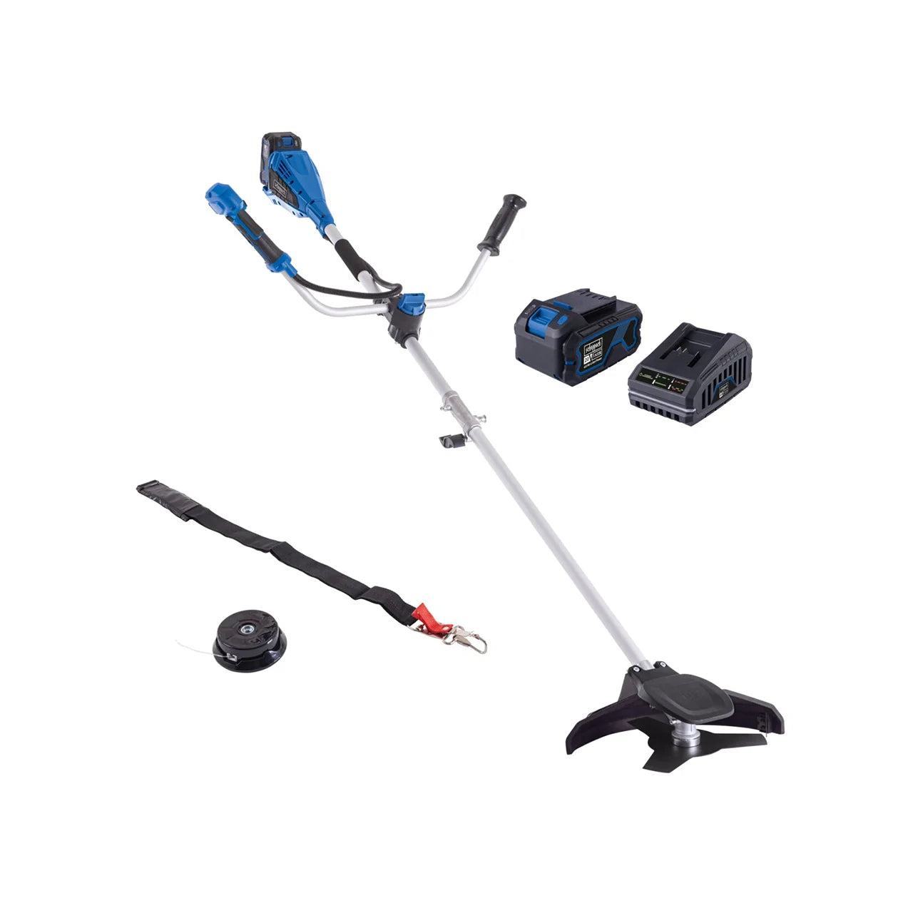 Scheppach aku trimer za travu Brushless IXES BC-BCH330/20-X – SET L 1x4Ah - Scheppach - BC-BCH330/20-X - Vrt i