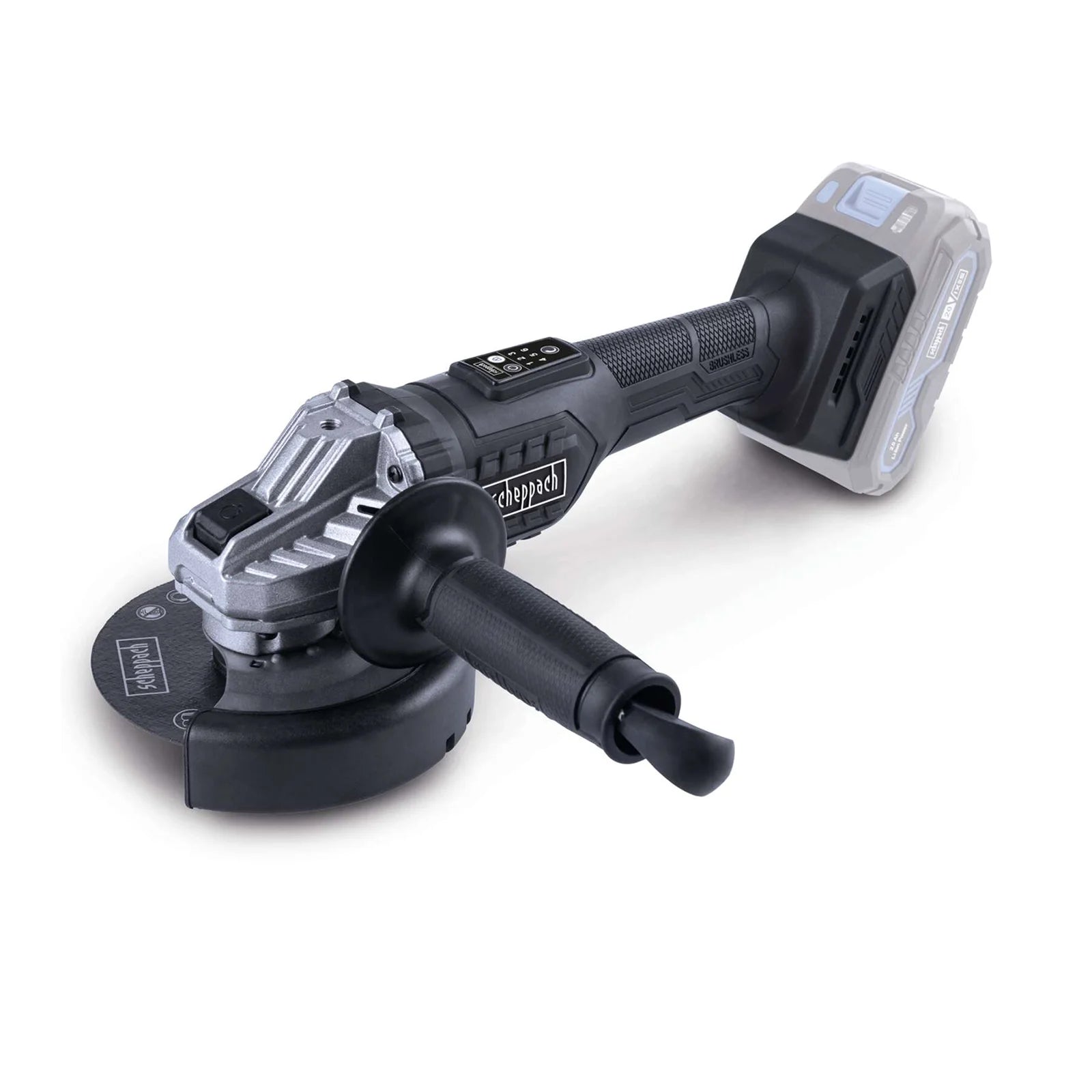Scheppach aku ugaona kutna brusilica Brushless IXES BC-WS125BE-X – Solo - Scheppach - BC-WS125BE-X - Akumulatorski alati >