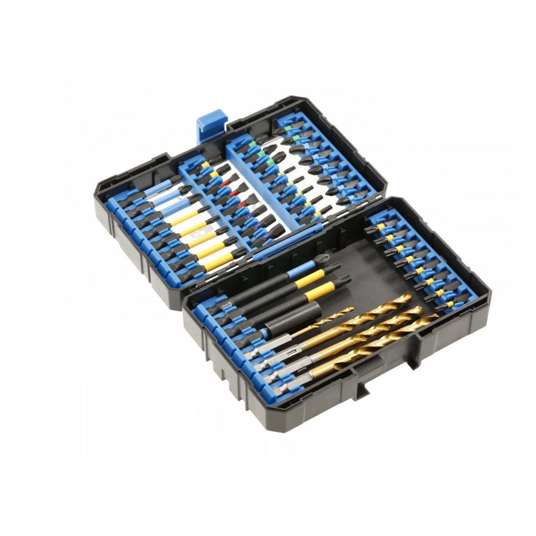 HOEGERT 56-dijelni set udarnih bitova i burgija za metal HT1S803 - Hoegert - HT1S803 - Ručni alat > Bitovi