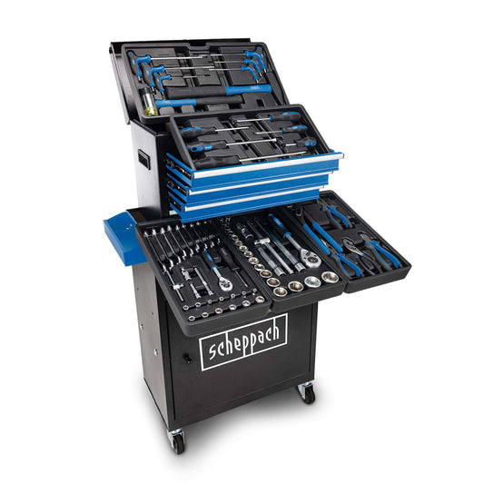 Scheppach SET kolica za alat sa 70 komada pribora TW1200 - Scheppach - TW1200 - Ručni alat > Torbe, koferi i kolica za alat