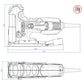 Metabo Pila Ubodna STE 100 Quick Elektronik 710 W U Koferu – 601100500 by Metabo 601100500 Pile Ubodne - detalj 4