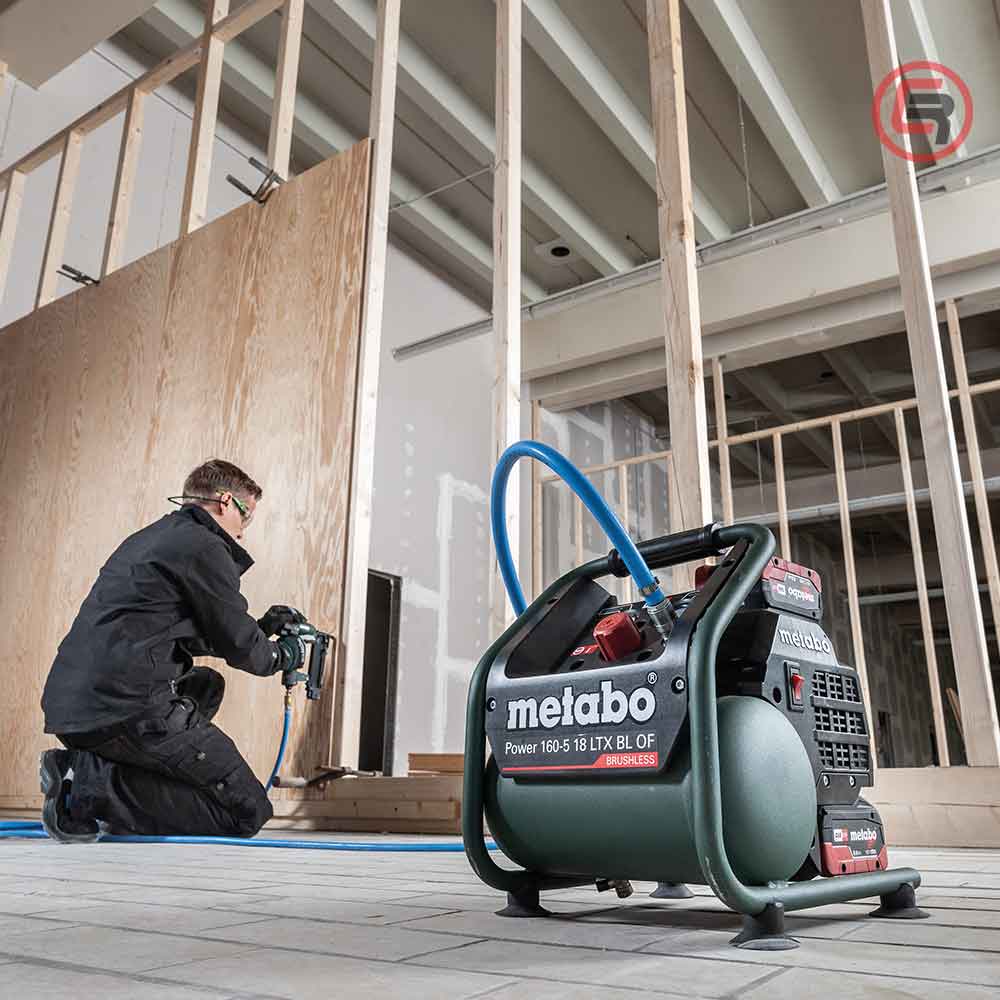 Metabo Kompresor Aku POWER 160-5 18 LTX BL OF / 5 litara 18 V Bezuljni (bez baterije i punjača) – 601521850 by Metabo