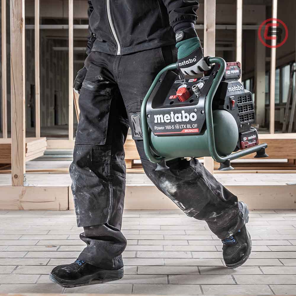 Metabo Kompresor Aku POWER 160-5 18 LTX BL OF / 5 litara 18 V Bezuljni (bez baterije i punjača) – 601521850 by Metabo