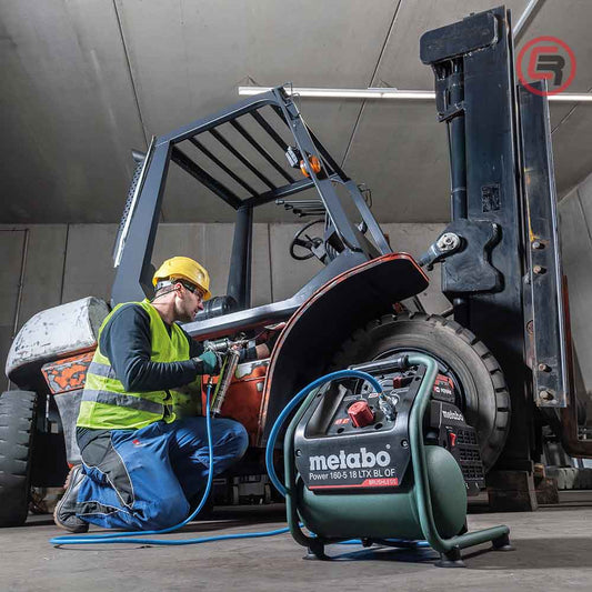 Metabo Kompresor Aku POWER 160-5 18 LTX BL OF / 5 litara 18 V Bezuljni (bez baterije i punjača) – 601521850 by Metabo