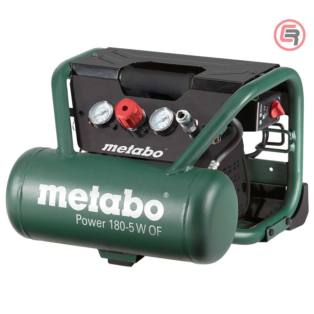 Metabo Kompresor Klipni POWER 180-5 W OF / 5 litara Bezuljni – 601531000 by Metabo 601531000 Kompresori