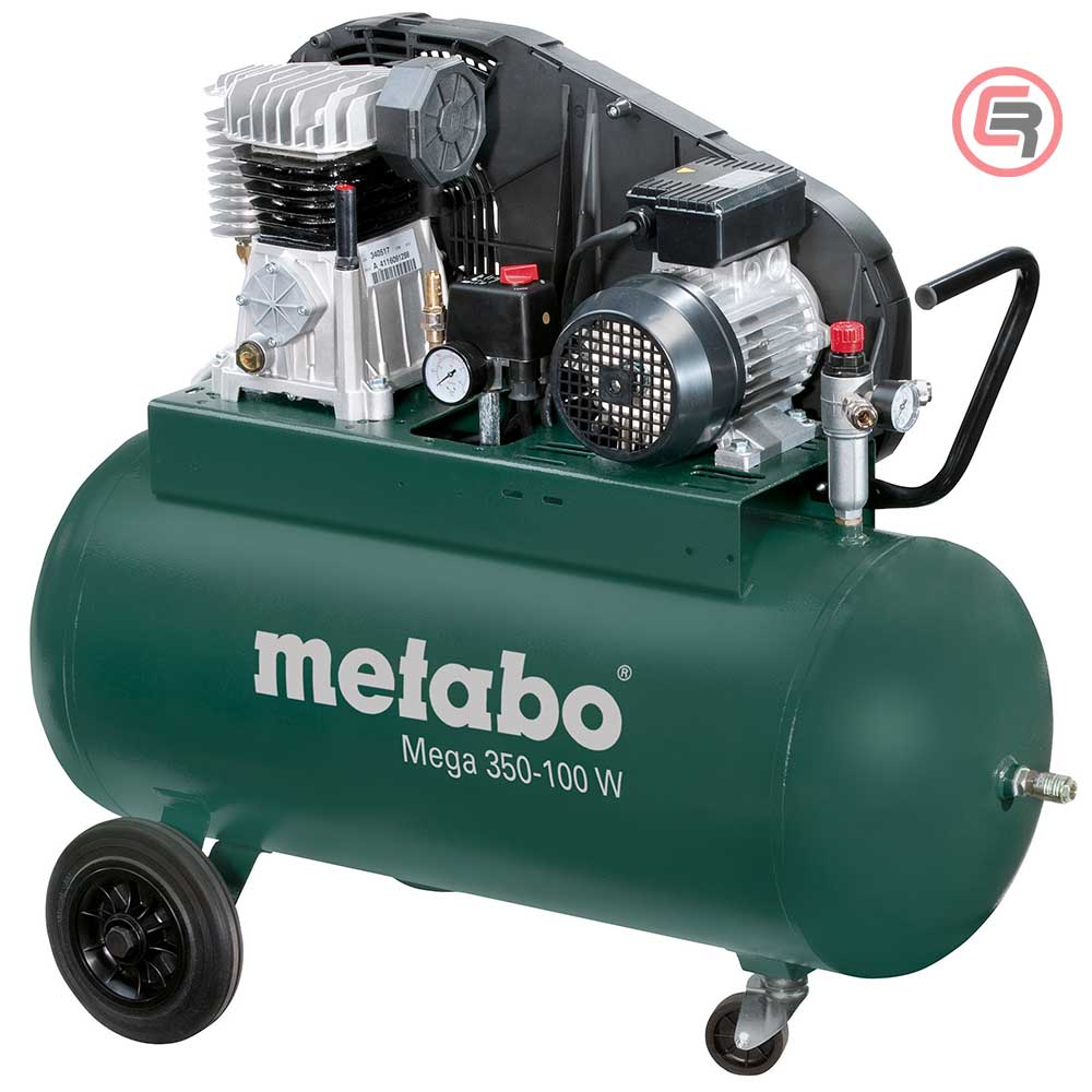 Metabo Kompresor Klipni MEGA 350-100 W / 90 litara – 601538000 by Metabo 601538000 Kompresori