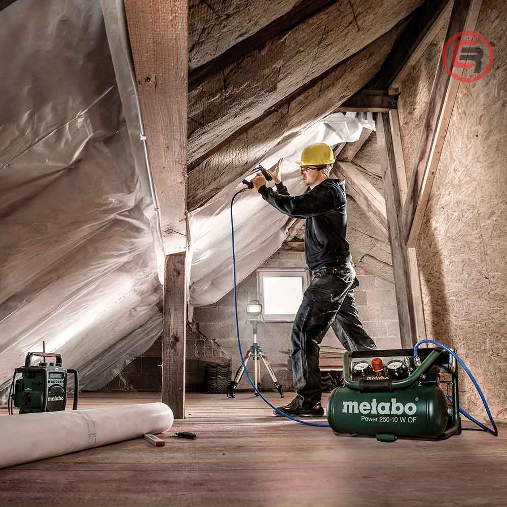 Metabo Kompresor Klipni POWER 250-10 W OF / 10 litara Bezuljni – 601544000 by Metabo 601544000 Kompresori - detalj 2
