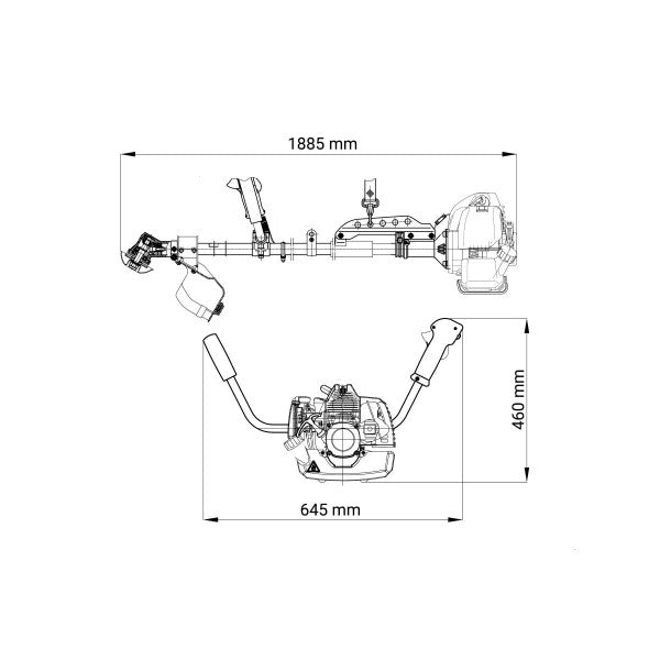 Motorni trimer Villager  BC1250 S - Motorni trimeri - SKU 018390