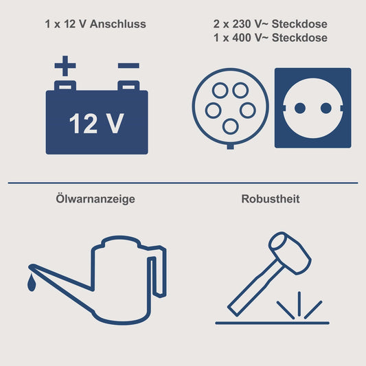 Scheppach agregat za struju SG5200D 5kW - Scheppach - SG5200D - Agregati za struju > Dizel agregati - detalj 2