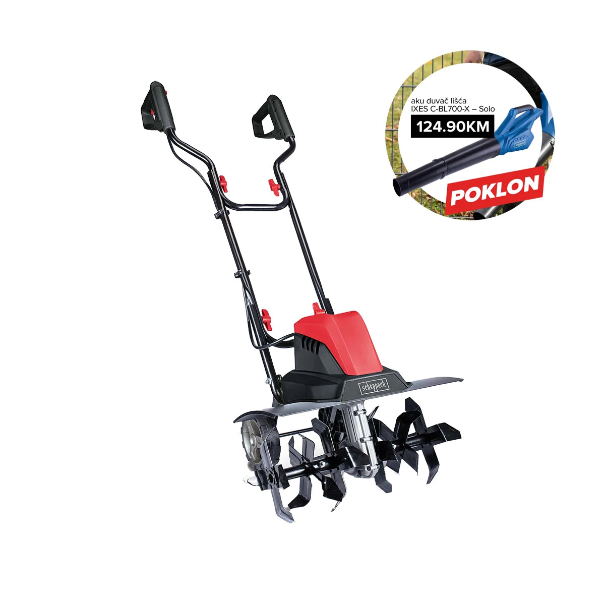 Scheppach električna kopačica freza 45 cm MTE460 - Scheppach - MTE460 - Vrt i poljoprivreda > Kultivatori/freze/kopačice >
