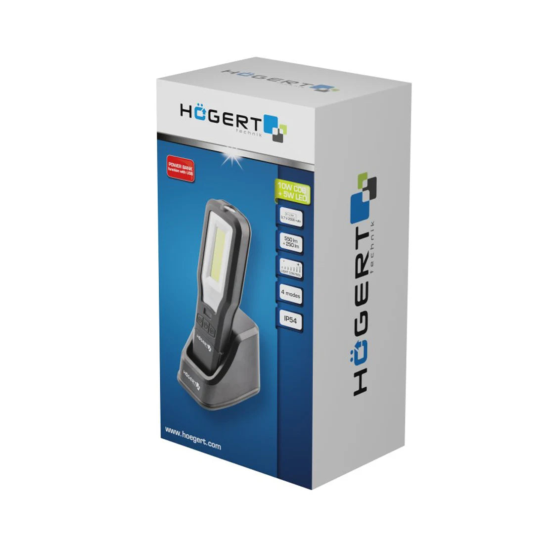 Hoegert profesionalna radionička led lampa svjetiljka sa bazom HT1E408 - Hoegert - HT1E408 - Akumulatorski alati > Aku