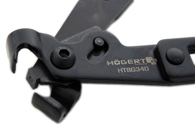 HOEGERT kliješta za čelične sigurnosne prstene 245mm HT8G340 - Hoegert - HT8G340 - Ručni alat > Automehaničarski alati
