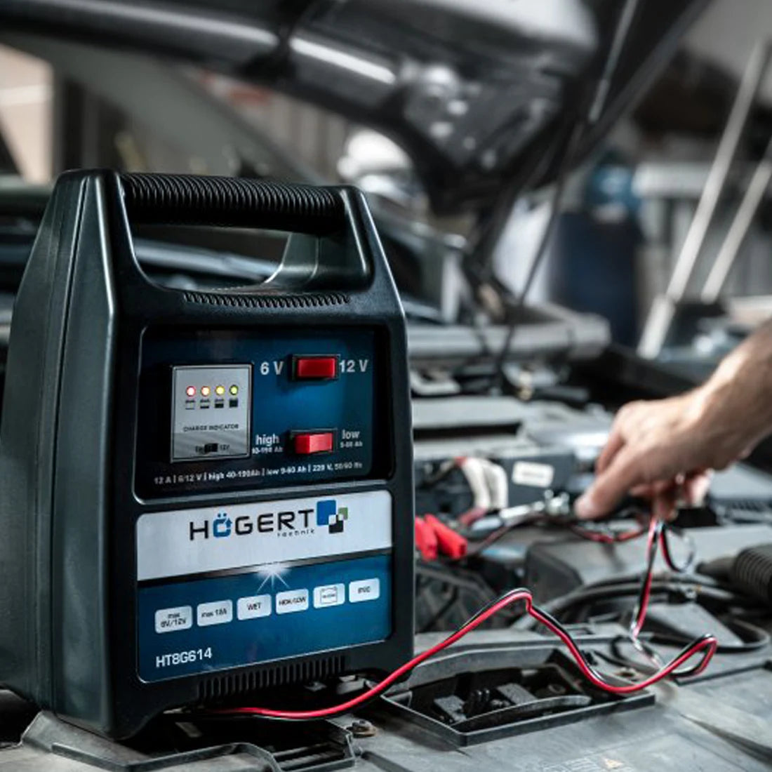 Hoegert punjač akumulatora 6-12V, 12A – HT8G614 - Hoegert - HT8G614 - Ostalo > Punjači za akumulatore - detalj 2