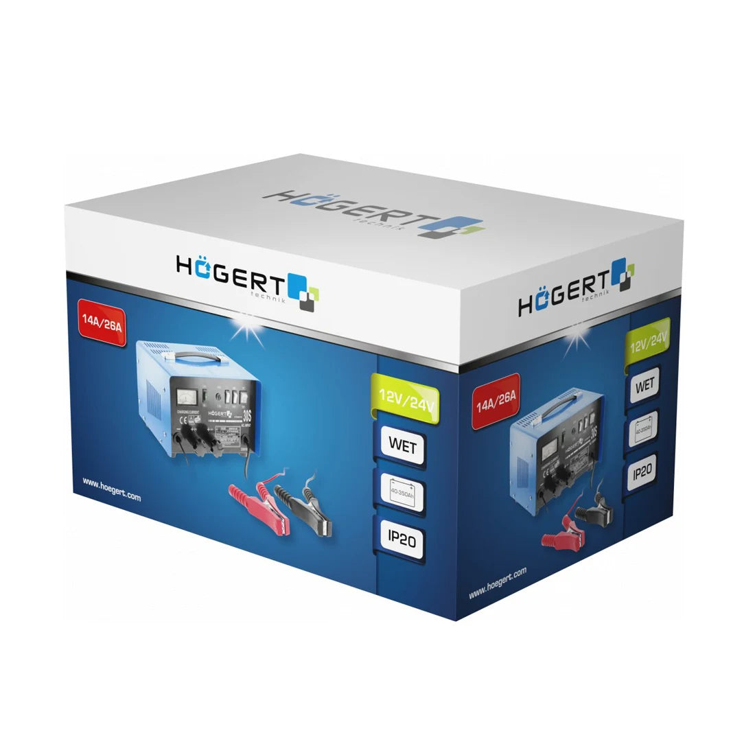 Hoegert punjač akumulatora 12-24V, 14-26A – HT8G616 - Hoegert - HT8G616 - Ostalo > Punjači za akumulatore - detalj 2