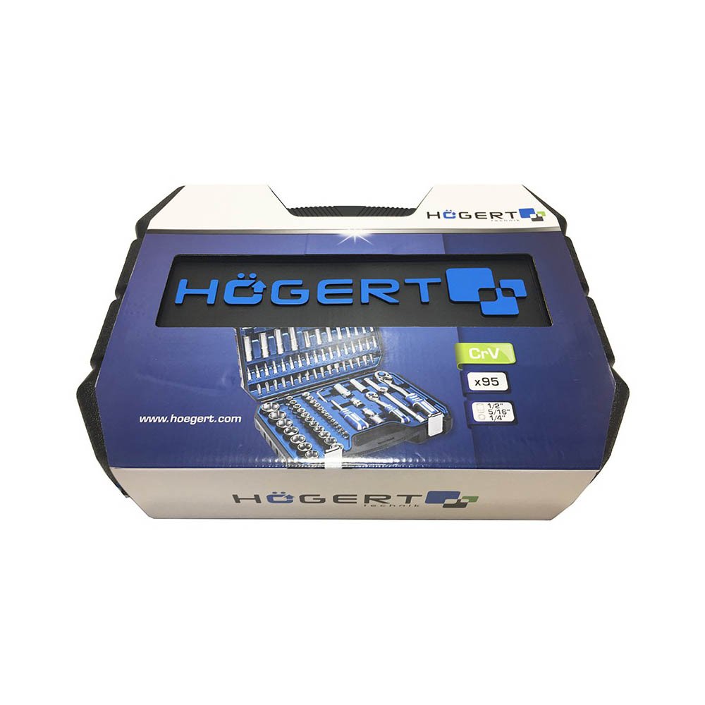 HOEGERT 95-dijelni set nasadnih ključeva 1/4″ i 1/2″ HT1R426 - Hoegert - HT1R426 - Ručni alat > Gedore - nasadni ključevi